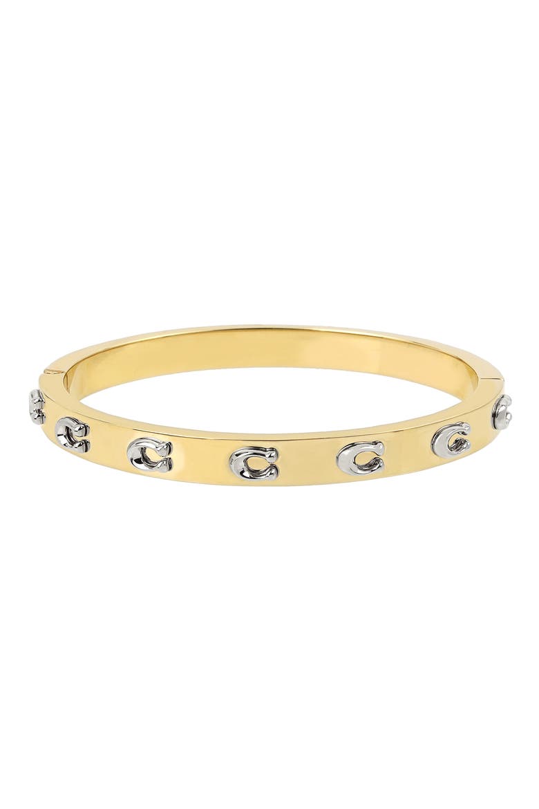C-Logo Station Bangle, Main, color, TWOTONE