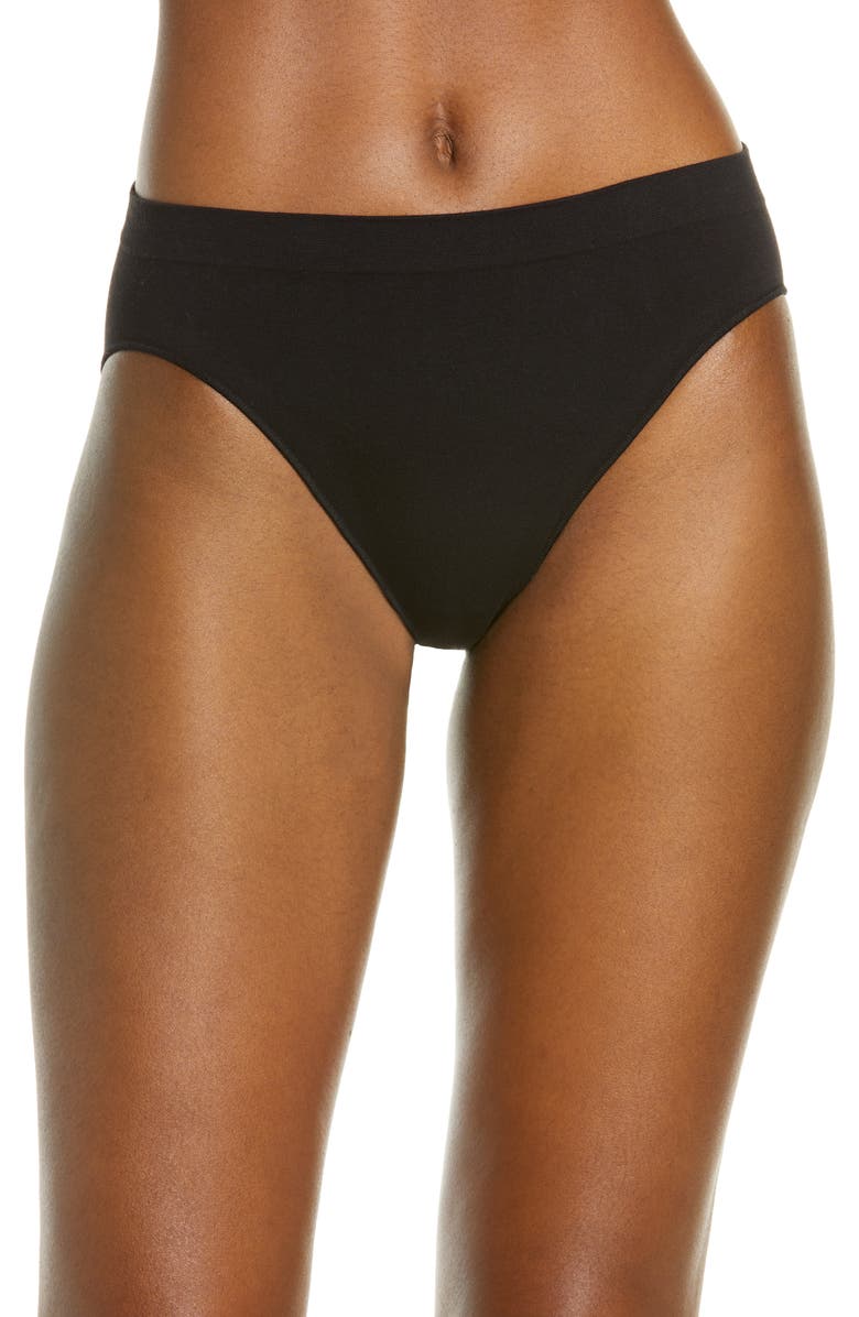 On Gossamer Cabana Seamless Hi Cut Cotton Blend Briefs, Main, color,