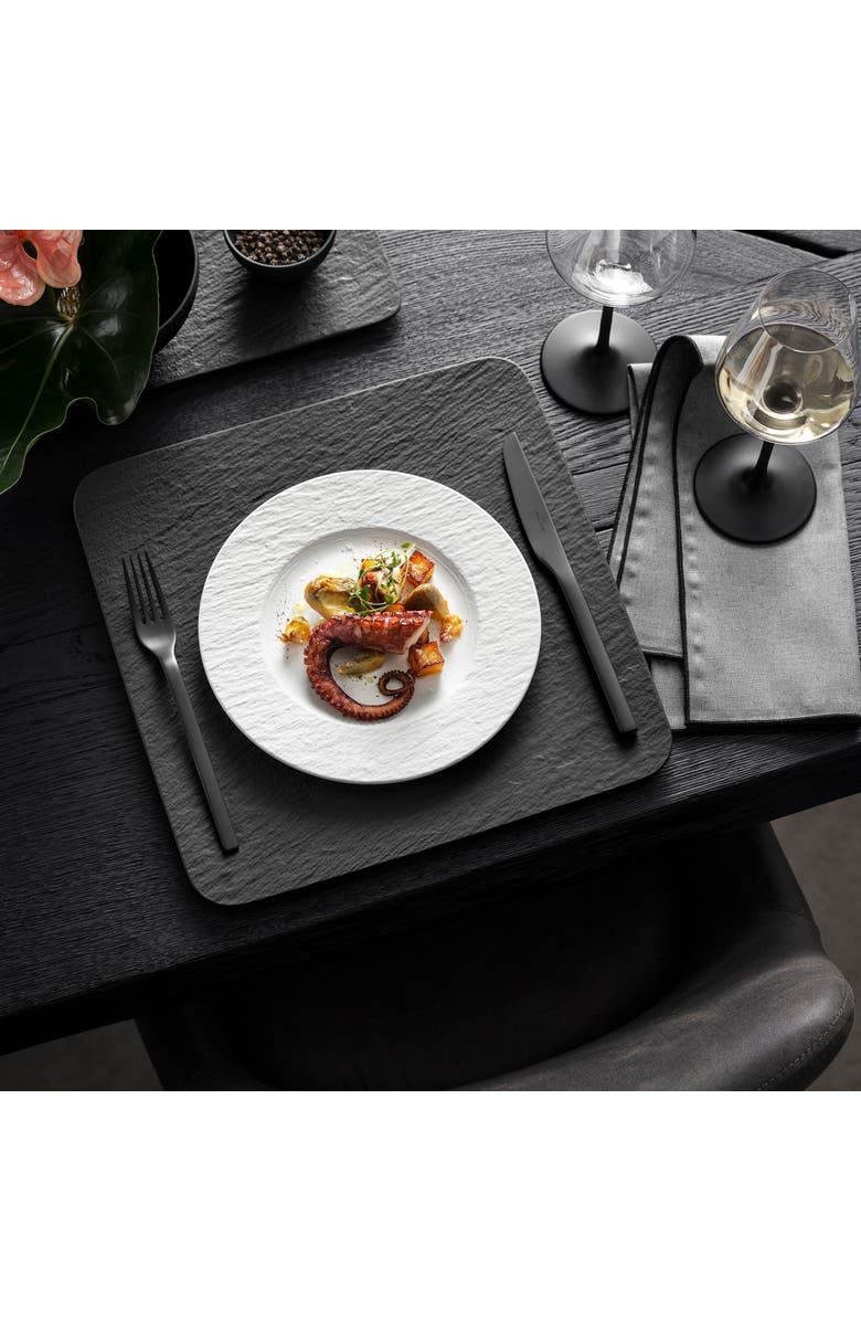 Villeroy & Boch Manufacture Rock blanc Salad Plate, Alternate, color, White