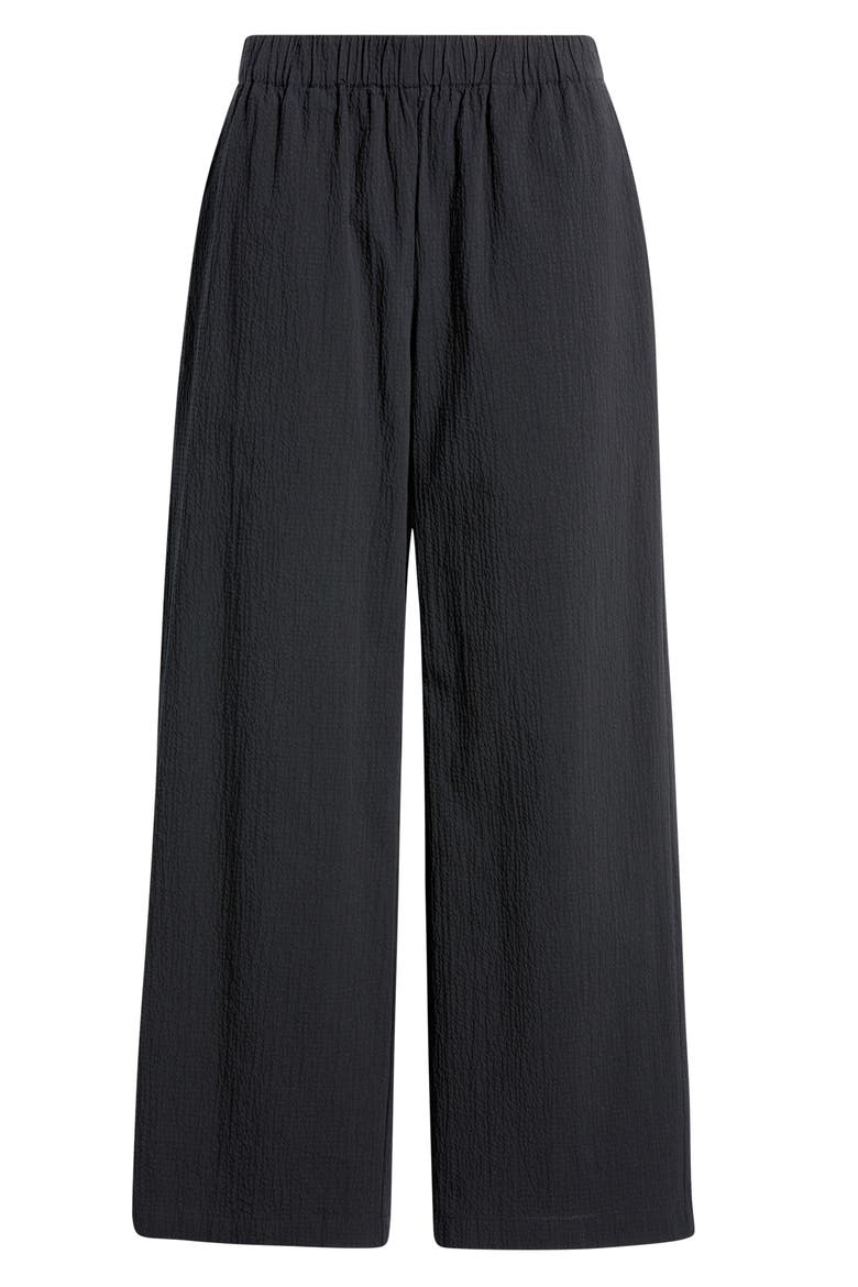 Ankle Wide Leg Pants, Alternate, color, BLACK