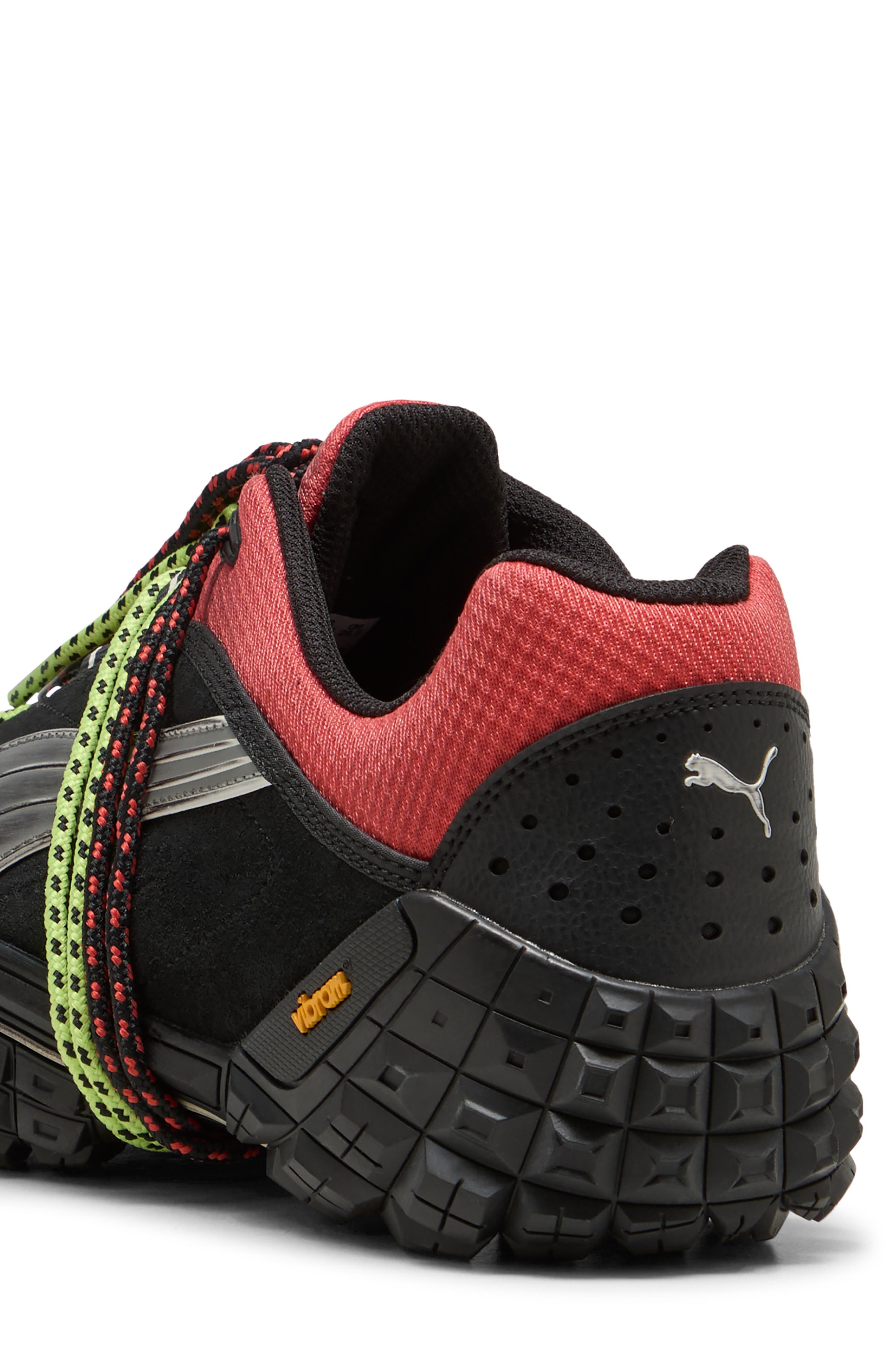 Straycat Sneaker, Alternate, color, PUMA BLACK/ FORMULA RED