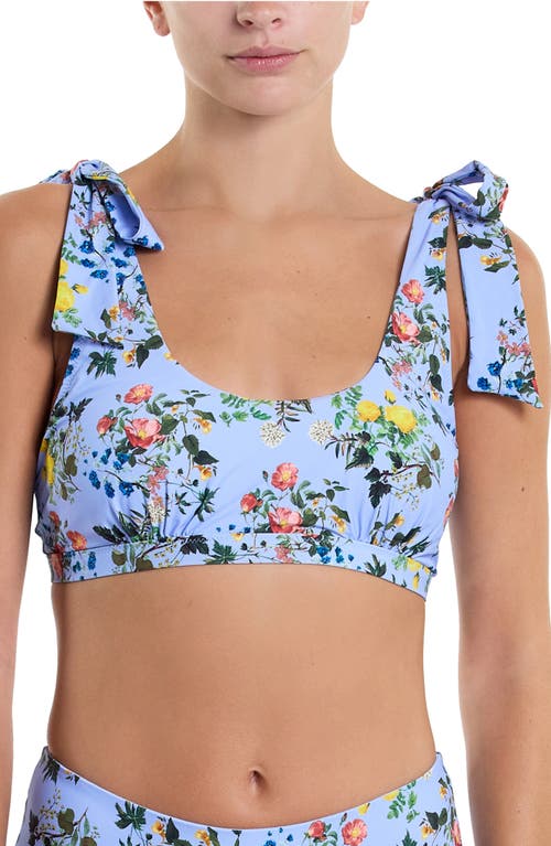 Hanky Panky Scoop Neck Swim Top In Thankful (blue)