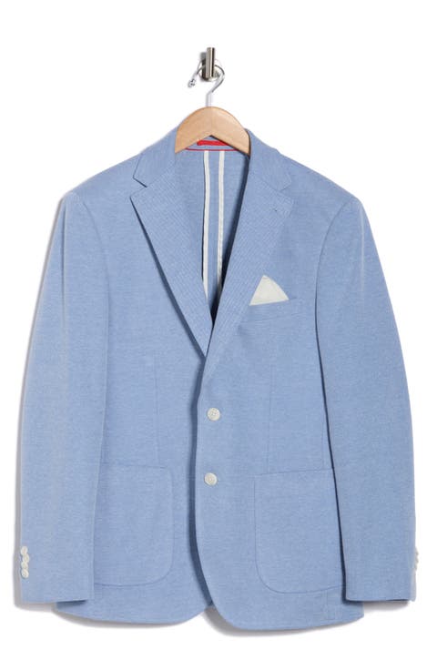 Bird's Eye Piqué Knit Sport Coat (Short, Regular & Long)