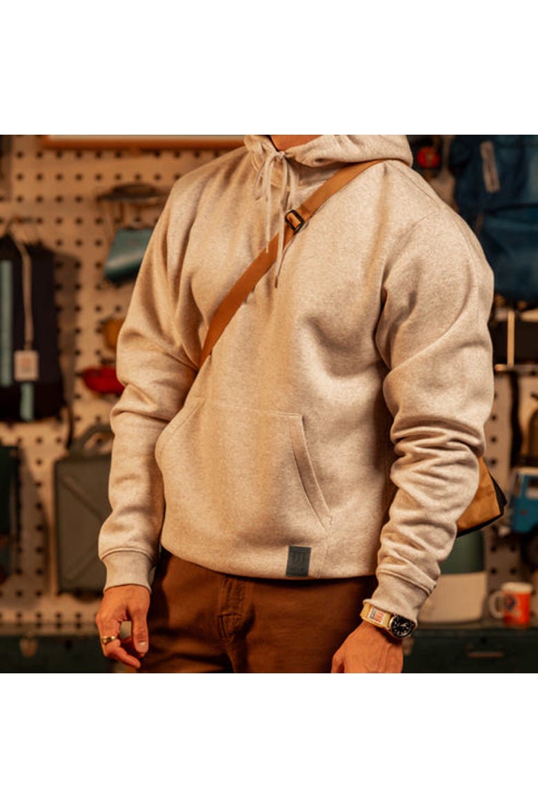 Alpine High Label Hoodie, Alternate, color, Oatmeal Heather