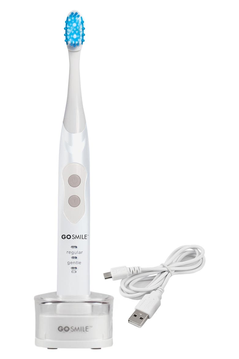 Sonic Blue Smart Brush Teeth Whitening Kit, Alternate, color, WHITE