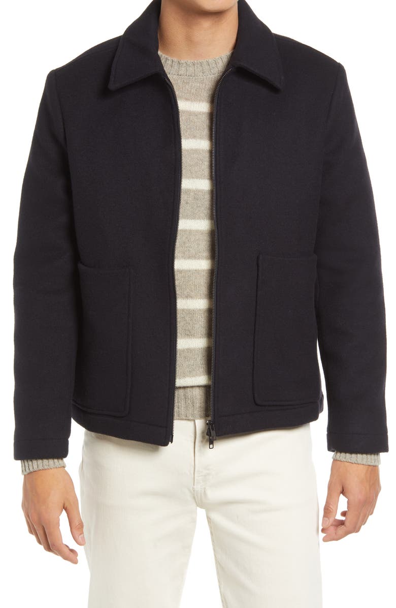 NN07 Gael Virgin Wool Blend Jacket, Main, color, 