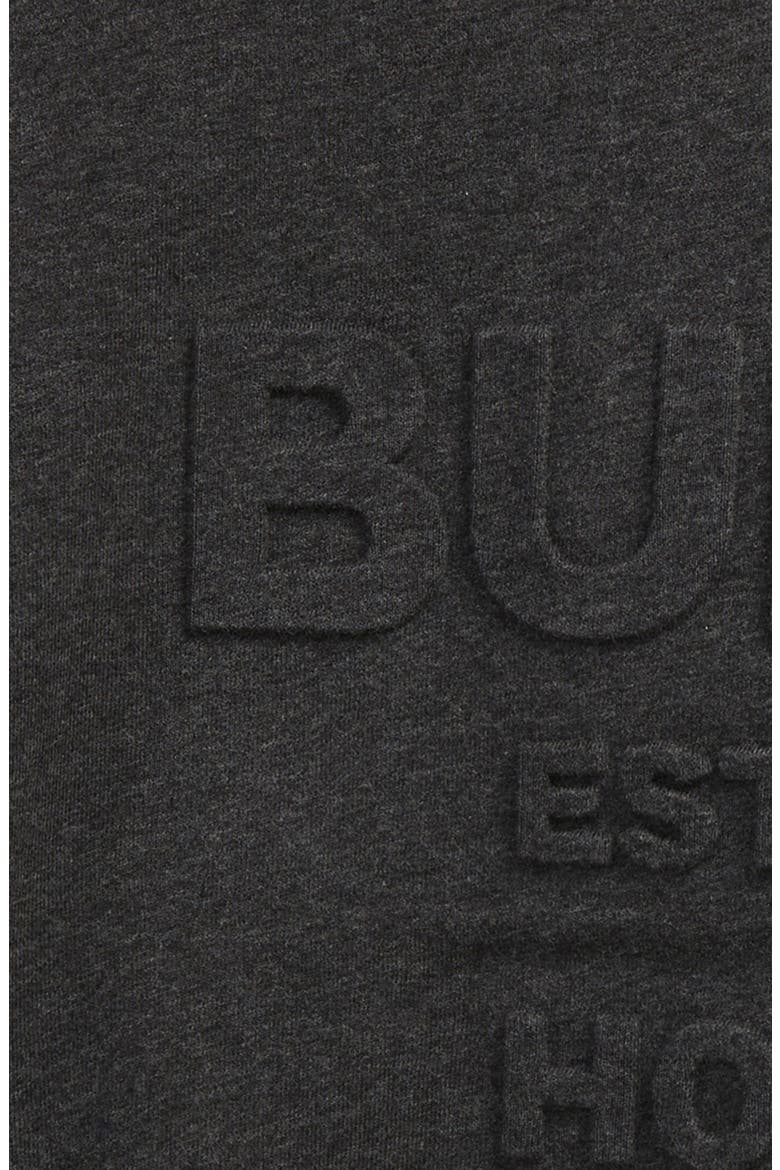 Kids' Alven Embossed Horseferry Logo Sweatshirt, Alternate, color, CHARCOAL MELANGE