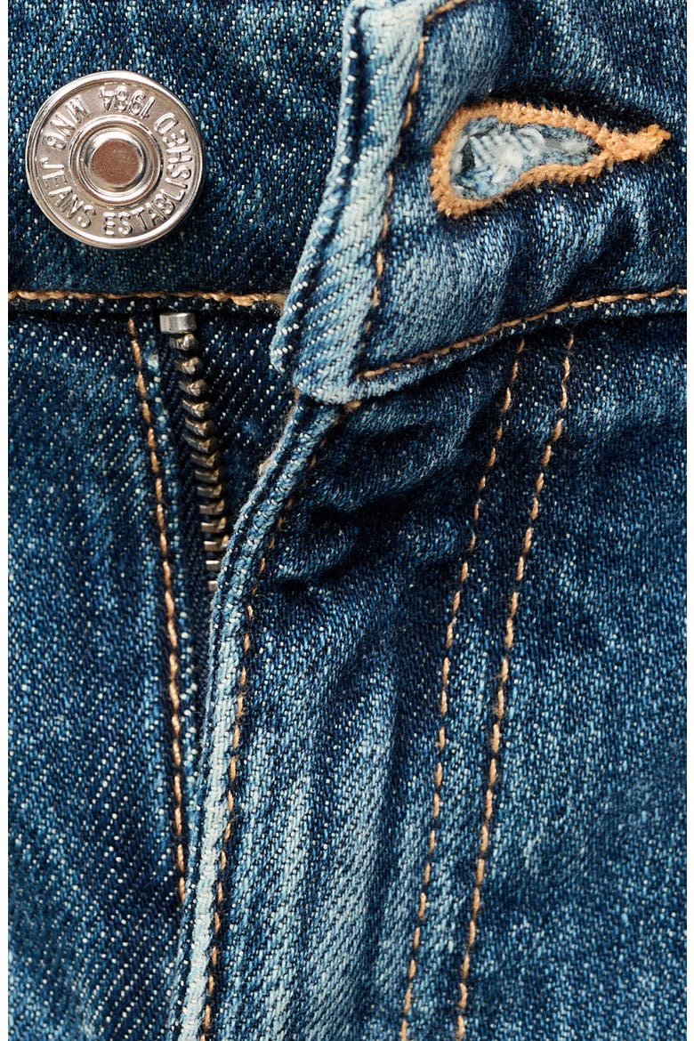 Claudia Crop Slim Fit Jeans, Alternate, color, DARK BLUE
