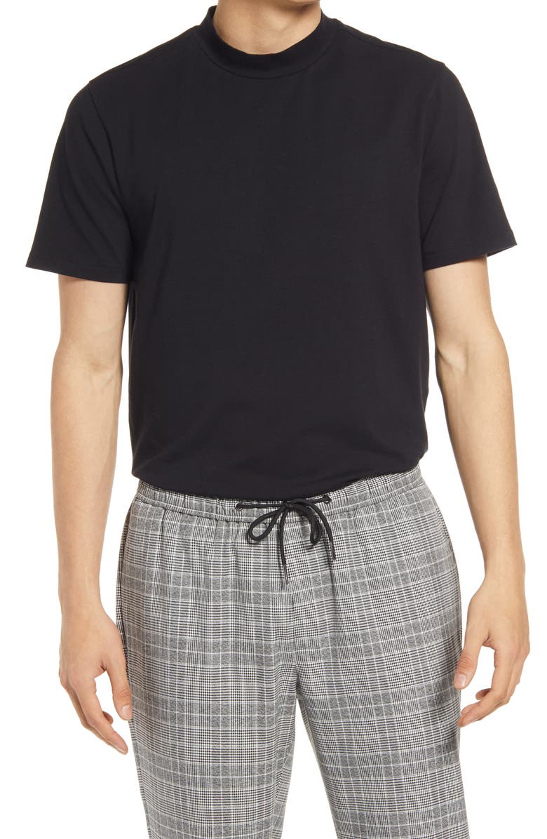 Open Edit Men's Mock Neck T-Shirt, Main, color, 