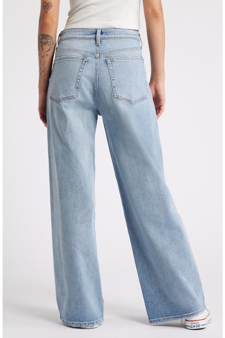 Mid Rise Baggy Jeans, Alternate, color, LIGHT WASH