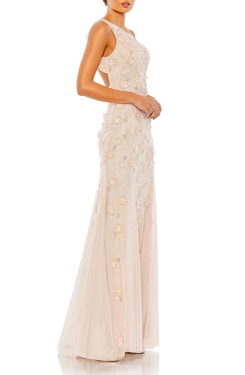 Mac Duggal Embellished One-Shoulder Gown, Alternate, color, 