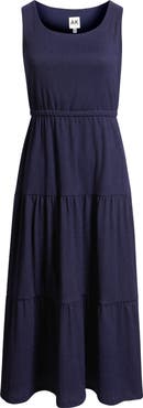 AK ANNE KLEIN Sleeveless Midi Dress