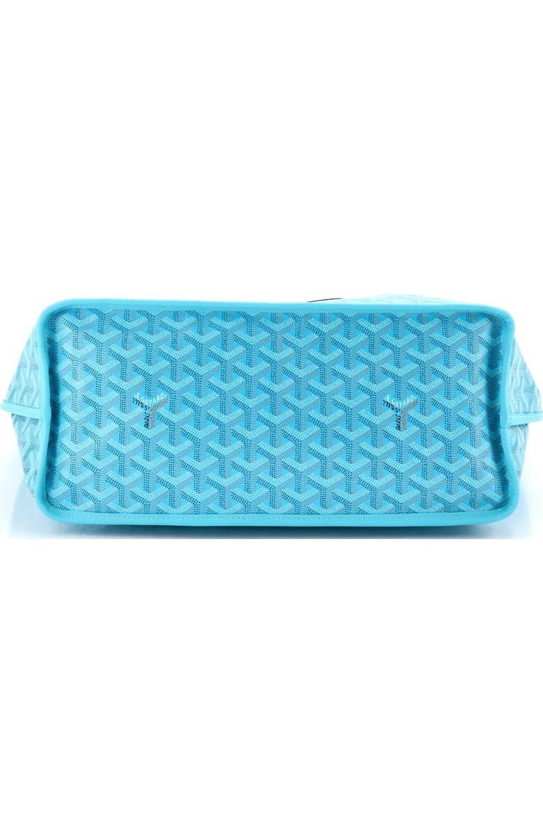 Pre-Owned Goyard Anjou Reversible Tote Printed Coated Canvas PM, Alternate, color, Blue