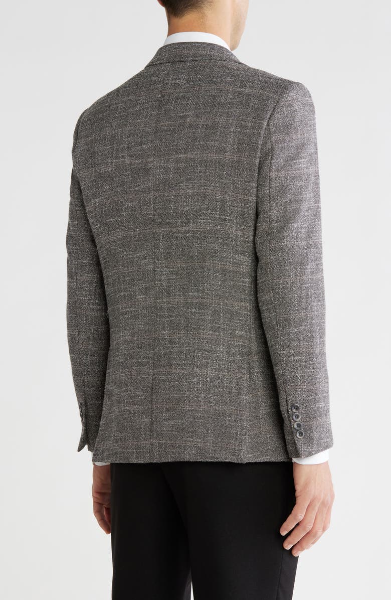 T.R. PREMIUM Solid Slim Fit Blazer, Alternate, color, Grey