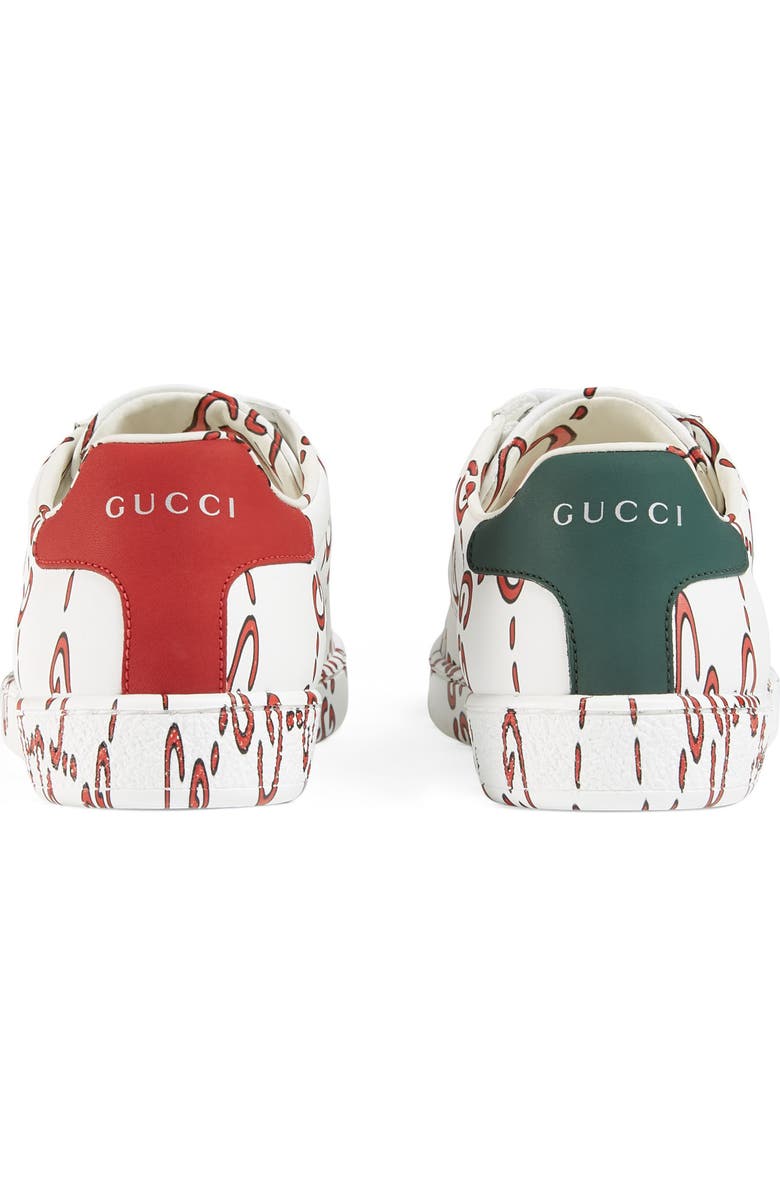 Gucci New Ace GG Supreme Logo Sneaker, Alternate, color,