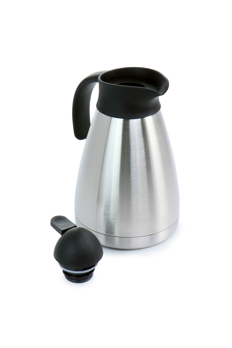 Olympia 1 Quart Insulated Stainless Steel Thermal Coffee Pot, Alternate, color, Metallic Silver