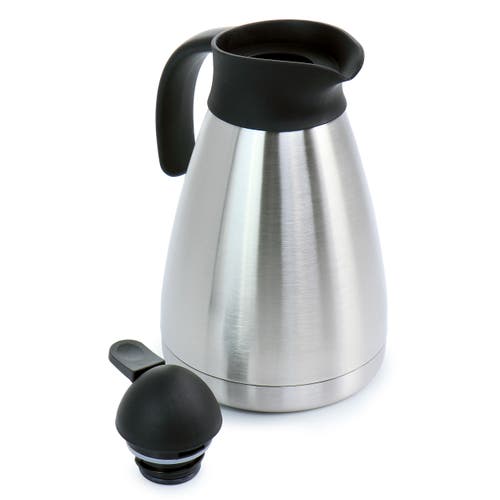 Mr Coffee Mr. Coffee Olympia 1 Quart Insulated Stainless Steel Thermal Coffee Pot In Silver