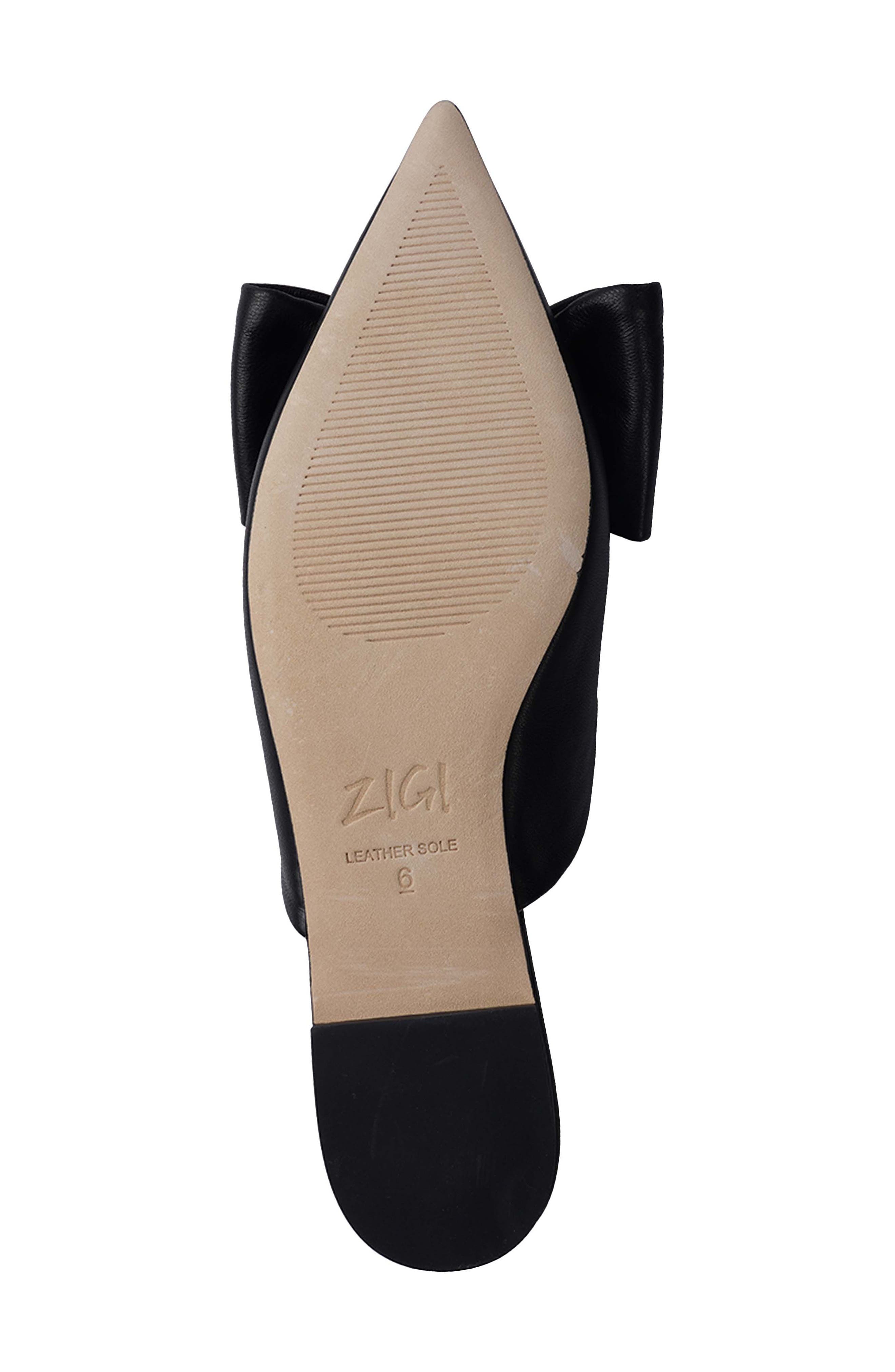 ZIGI Mane Bow Mule, Alternate, color, Black