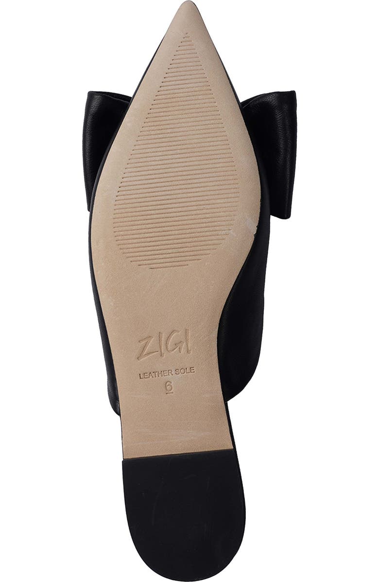 ZIGI Mane Bow Mule, Alternate, color, Black