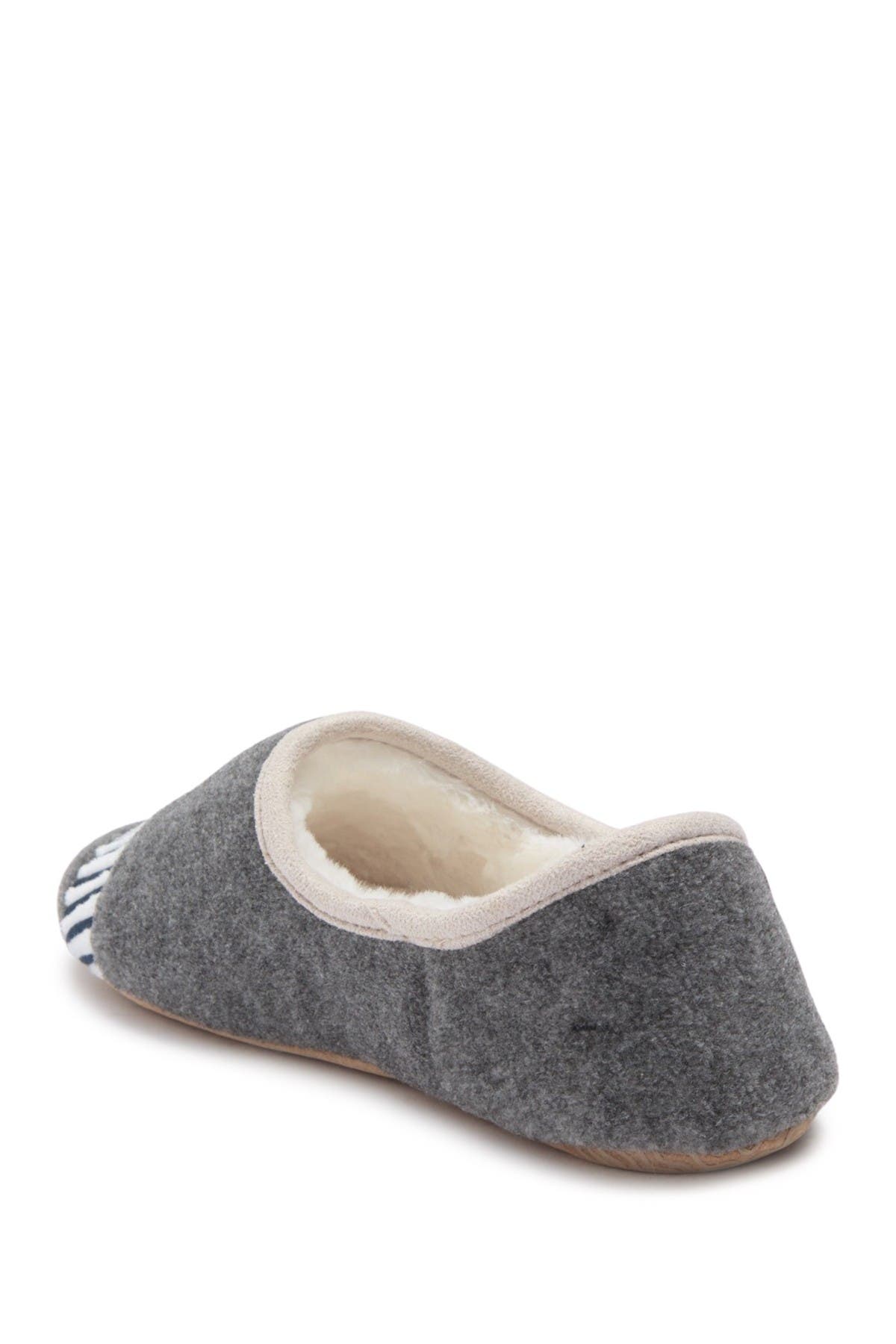 Slippet Faux Fur Lined Slipper, Alternate, color, GREYDOG