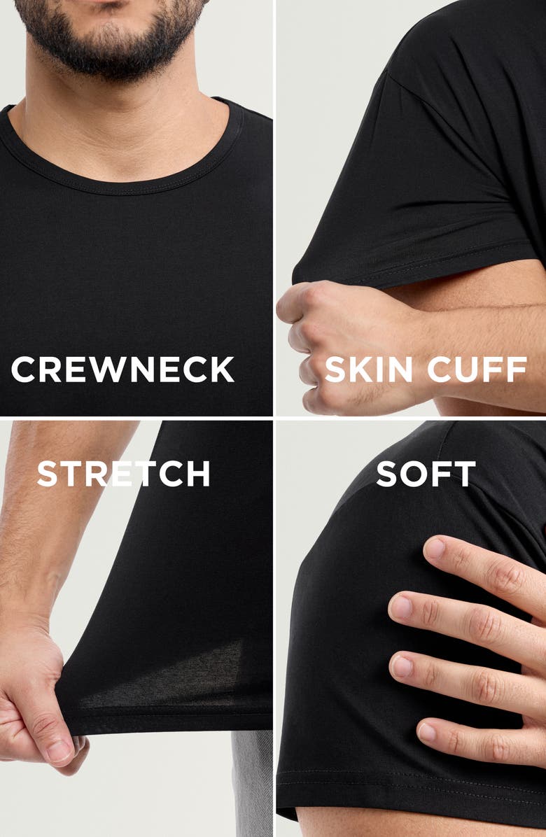 XRAY Flex Crewneck T-Shirt, Alternate, color, Black