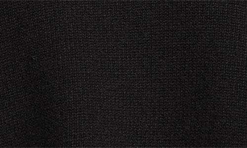 Alaïa Crop Cashmere & Wool Blend Turtleneck Sweater In Black