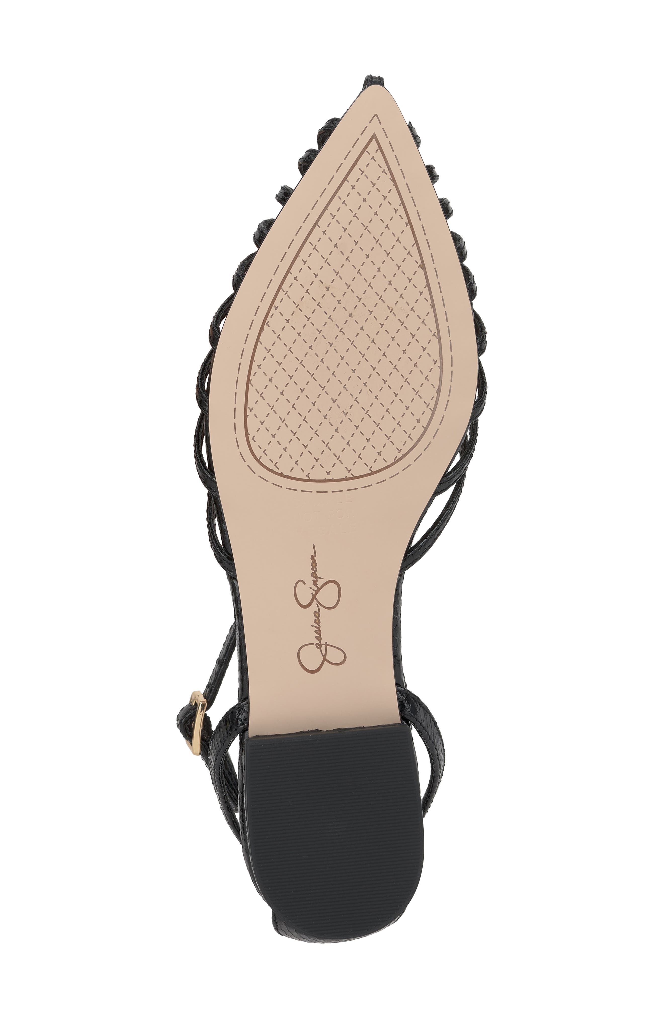 Jessica Simpson Eulean Ankle Strap Sandal, Alternate, color, Black