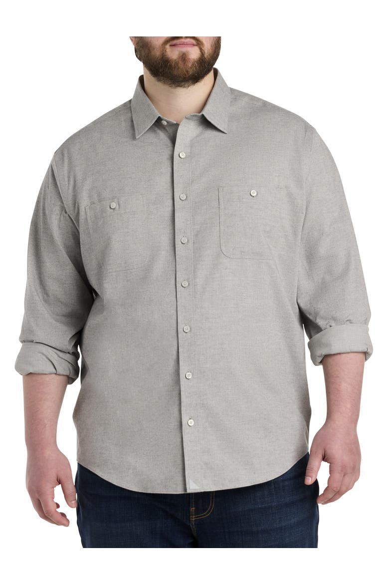 Hemsworth Sport Shirt, Main, color, LIGHT GREY