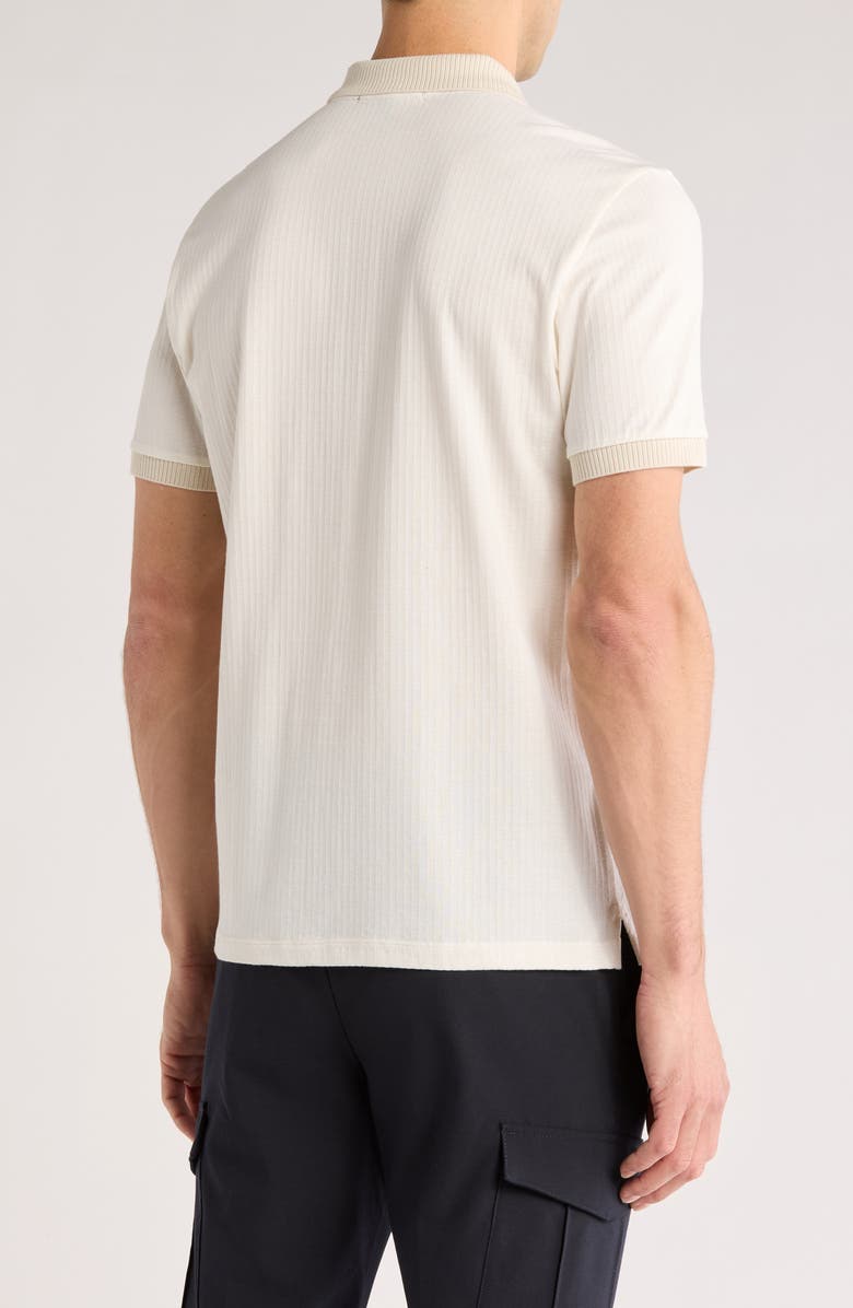 Robert Barakett Whistler Half Zip Polo, Alternate, color, White