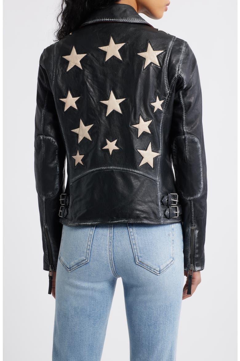 Christy Leather Moto Jacket, Alternate, color, VINTAGE BLACKDNU