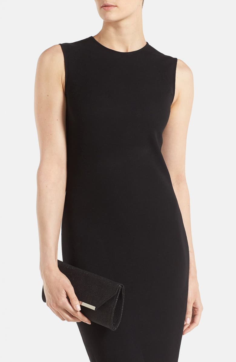 Glint Metallic Envelope Clutch, Alternate, color,