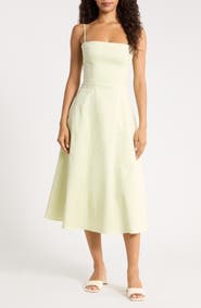HOUSE OF CB Dolly Seamed Midi Sundress