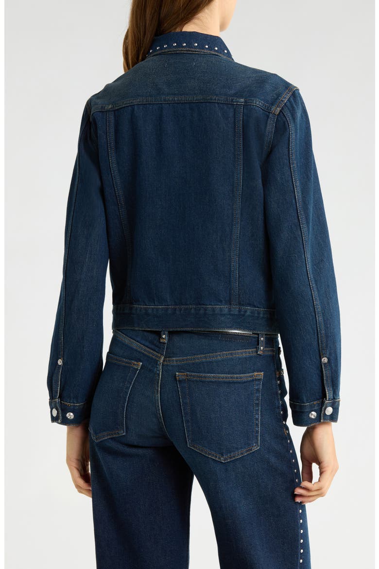 Baby Trucker Jacket, Alternate, color, BARLEY WORN STUD