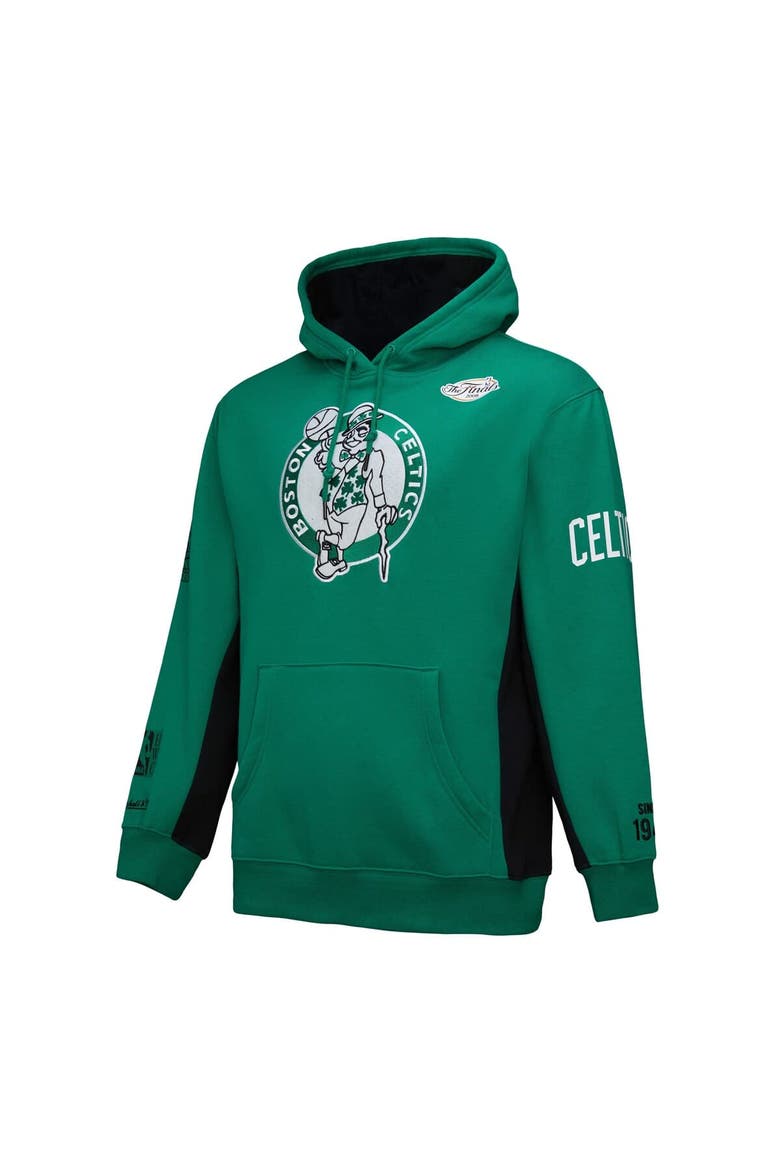 Men's Mitchell & Ness Kelly Green Boston Celtics Hardwood Classics Team Origins Fleece Pullover Hoodie, Alternate, color, Kelly Green