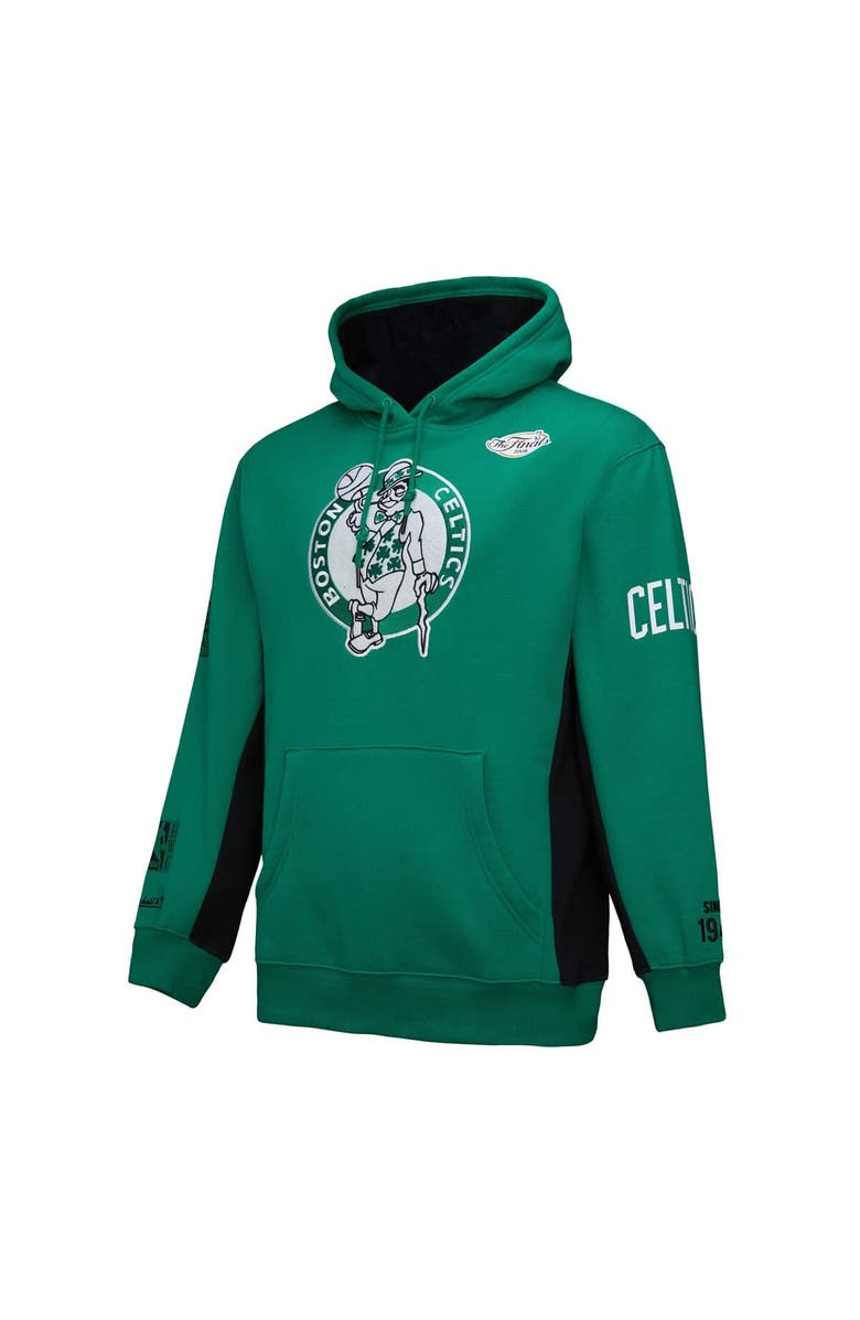Mitchell & Ness Men's Mitchell & Ness Kelly Green Boston Celtics Hardwood Classics Team Origins Fleece Pullover Hoodie, Alternate, color, Kelly Green