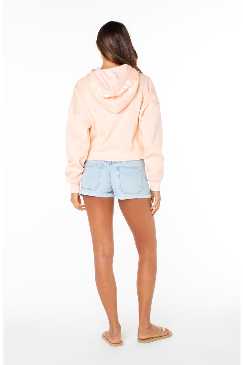 Breakwater Fleece Graphic Hoodie, Alternate, color, TROPICAL PEACH
