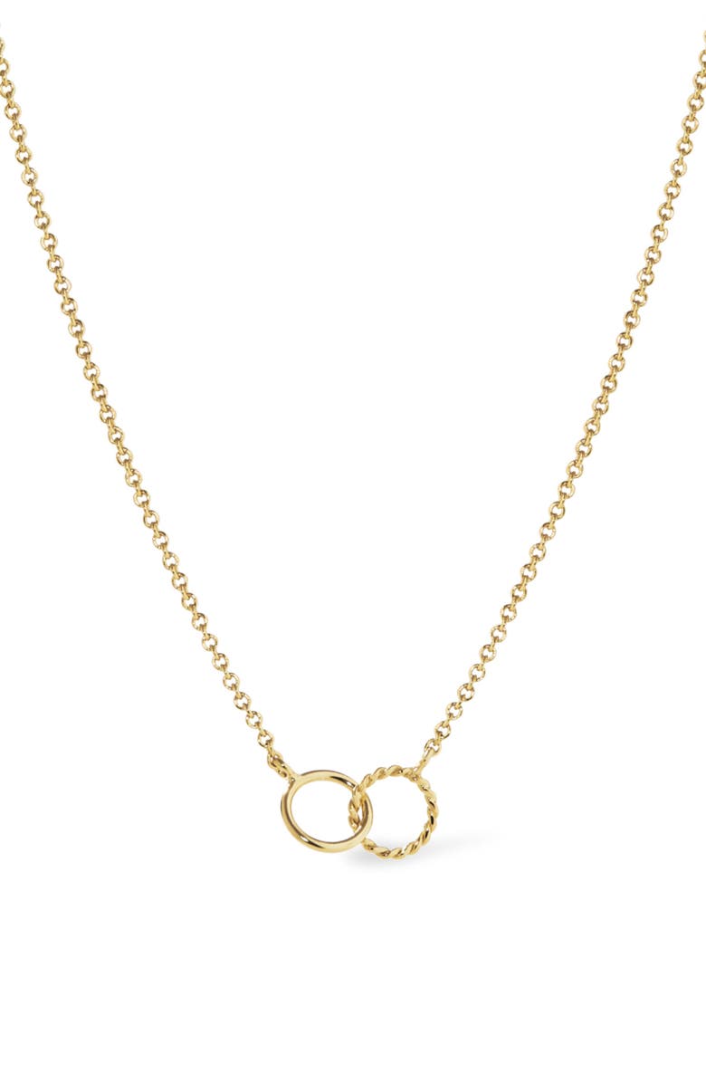 Ana Luisa Interlocking Circles Necklace - Sam, Main, color, Gold