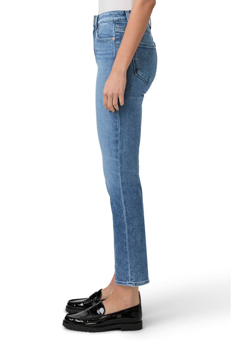 Cindy High Waist Ankle Straight Leg Jeans, Alternate, color, BEBOP