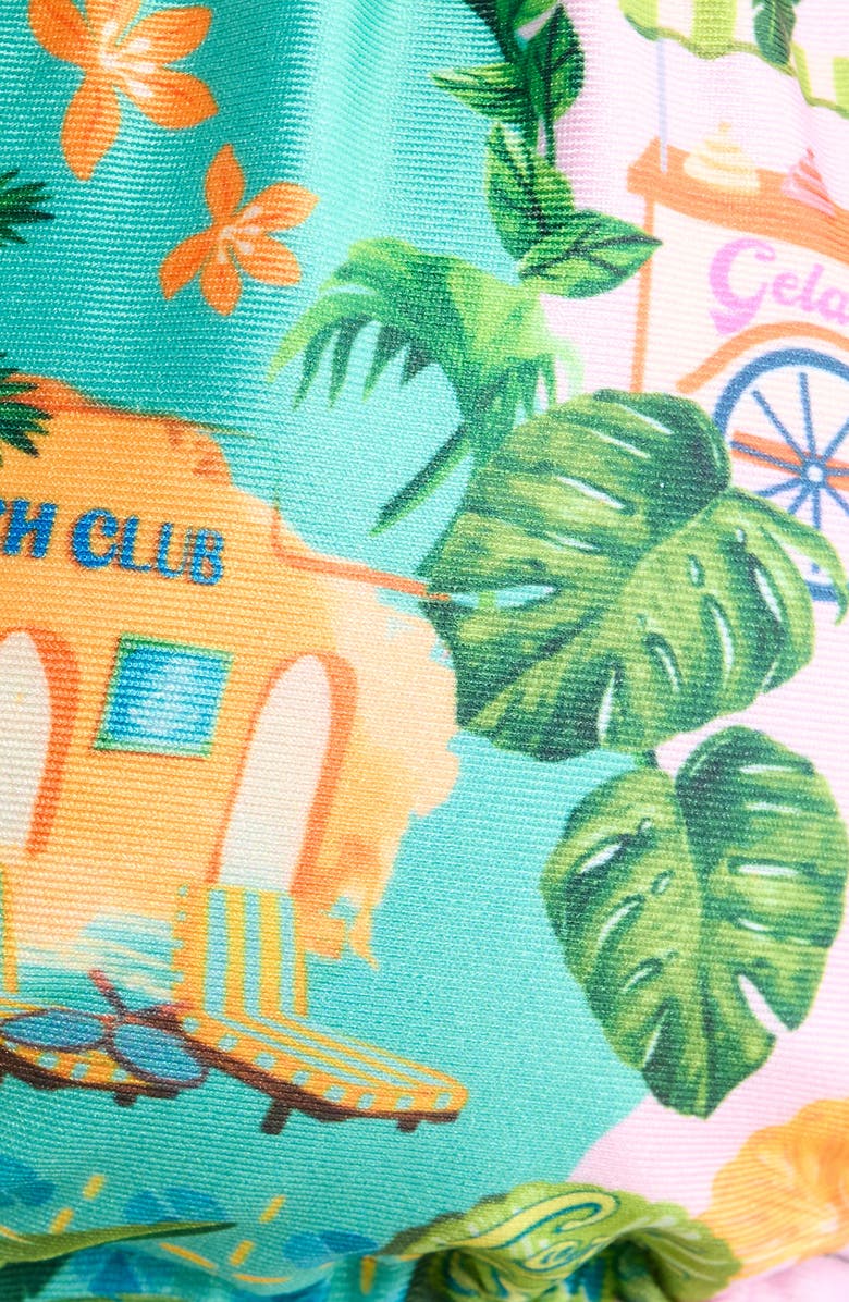 Kulani Kinis Soft Knot Halter Bikini Top, Alternate, color, Sunlit Spritz