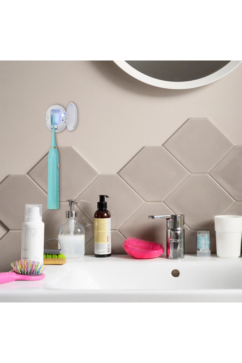 Portable Toothbrush Sterilizer, Alternate, color, White