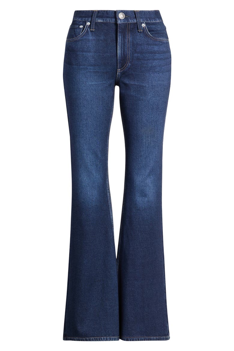 rb Miramar Ponte Dahlia Mid Rise Flare Jeans, Alternate, color, NOLITA