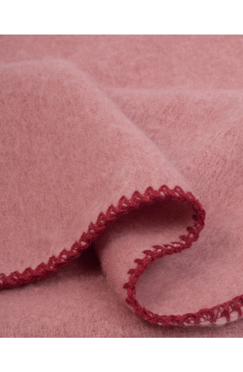 Katie Loxton Whipstitch Scarf in Dusty Pink, Alternate, color, Dusty Pink