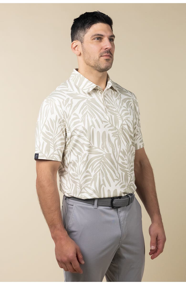 ASHWORTH GOLF Fronds Polo, Alternate, color, Moss