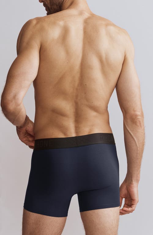 Rhone Active C.o.r. 4-inch Performance Boxer Trunks In Blue