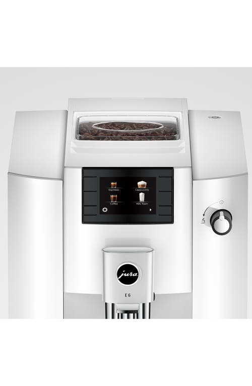 Jura E4 Coffee Machine In White