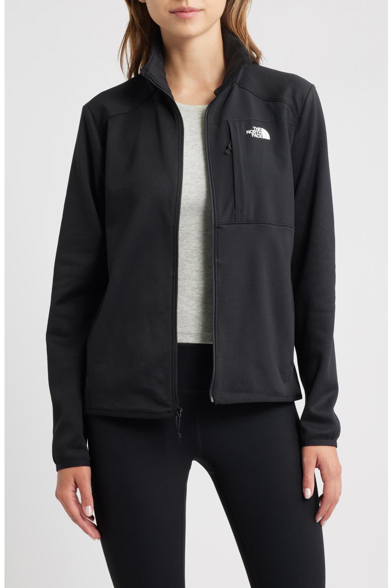 Performance Fleece Full Zip Jacket, Main, color, TNF BLACK