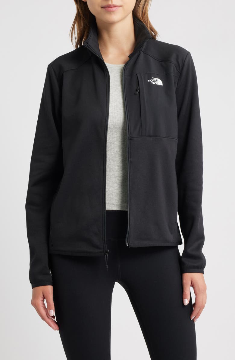 The North Face Performance Fleece Full Zip Jacket, Main, color, Tnf Black