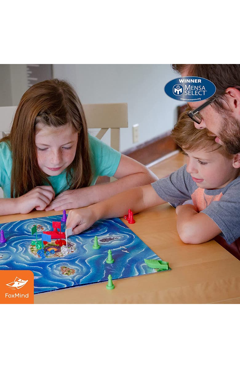 FoxMind Bermuda Pirates Magnetic Board Game For Kids, Alternate, color, Multicolored