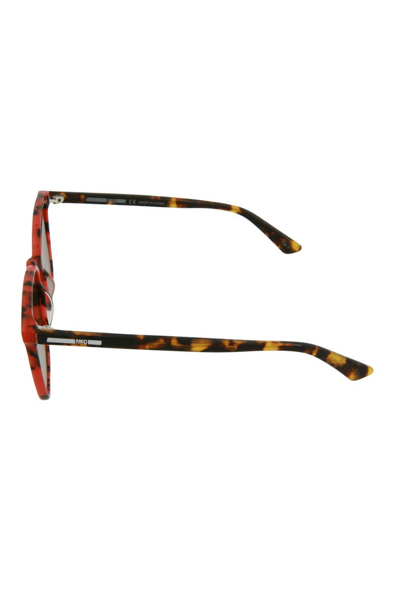 55mm Square Sunglasses, Alternate, color, SHINY RED HAVANA/ BRW