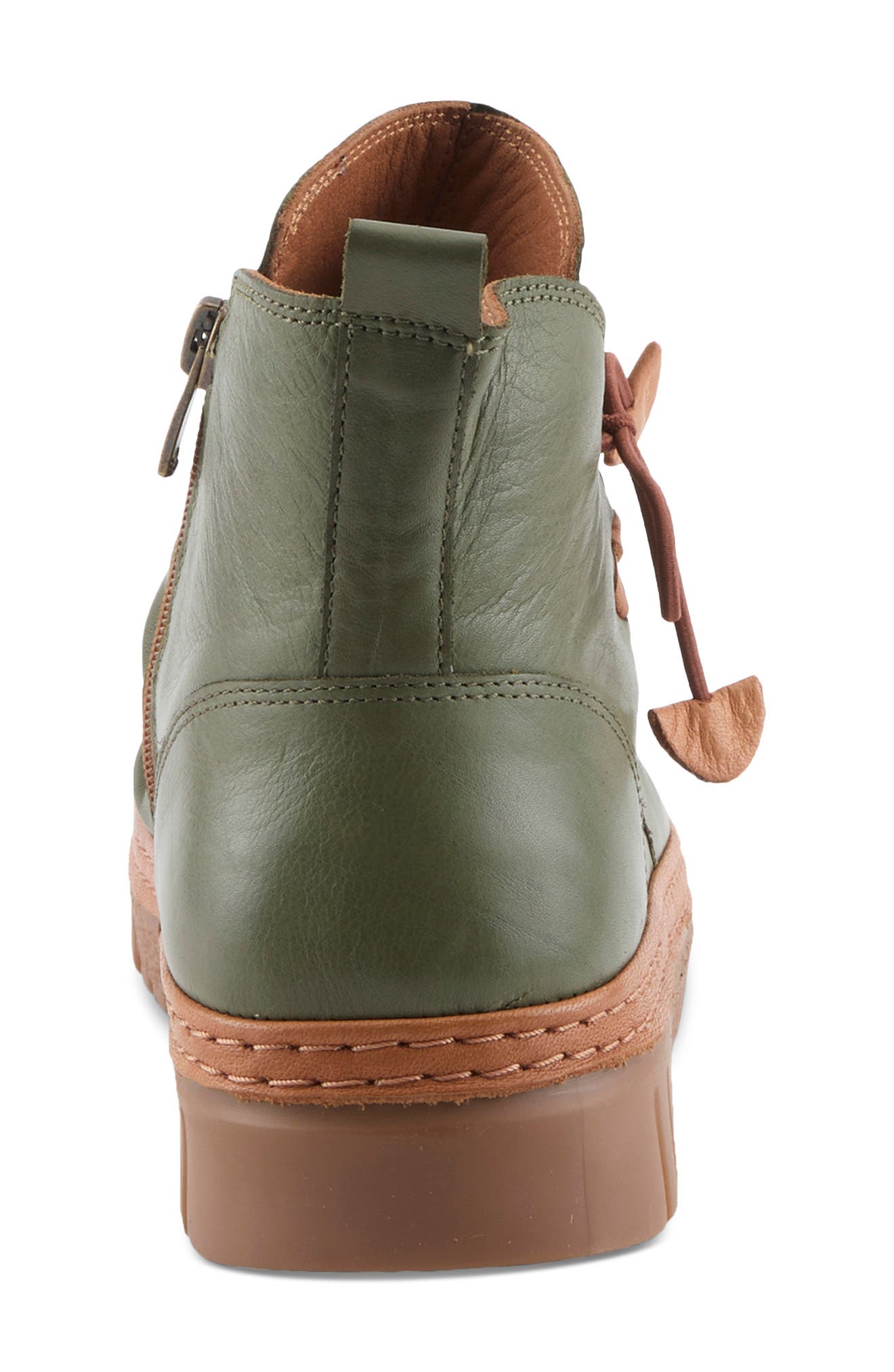 Vandis Bootie, Alternate, color, OLIVE GREEN